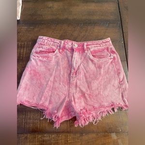 Blank NYC pink Jean shorts